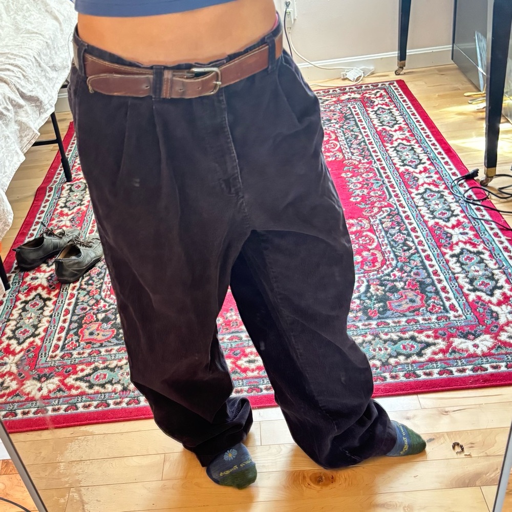 Covington Men's Dark Brown Corduroy Pants